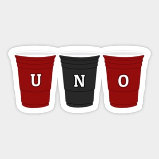 UNO Solo Cups Sticker